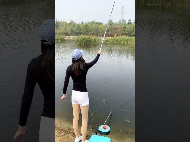 #钓鱼#女钓手#野钓 #fishing #gege