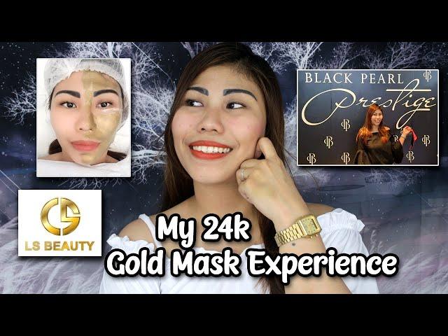 LS BEAUTY | 24K Gold Mask Experience at Black Pearl Prestige