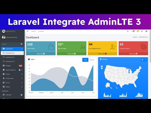 How to Integrate AdminLTE 3 in Laravel?