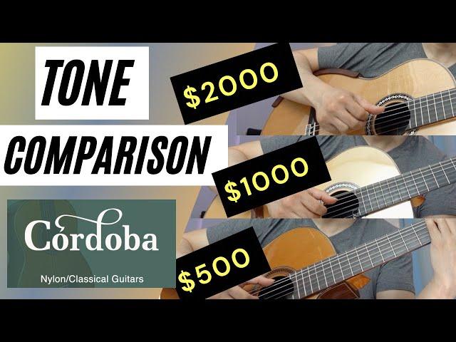 Córdoba Guitars - C7 vs C10 vs C12 TONE Comparison