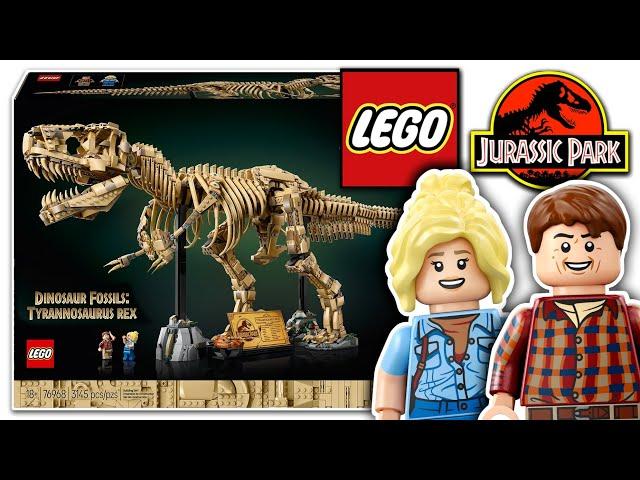 LEGO Jurassic Park Dinosaur Fossils: Tyrannosaurus Rex Skeleton OFFICIALLY Revealed