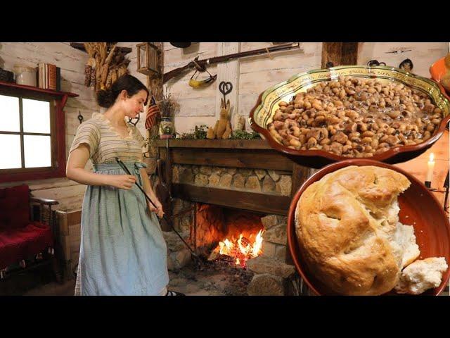 A Recipe for Pork n' Beans from 1833 |Delicious Bread|