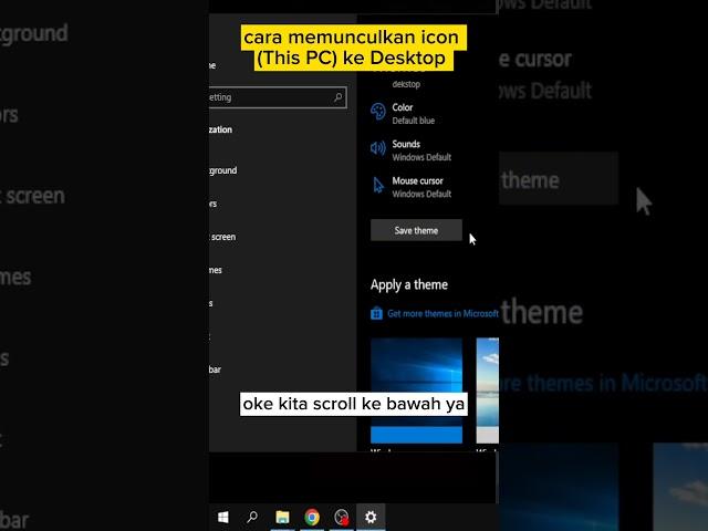 Tutorial cara memunculkan icon  (This PC) ke Dekstop #fyp #windows #tutorial #mycomputer