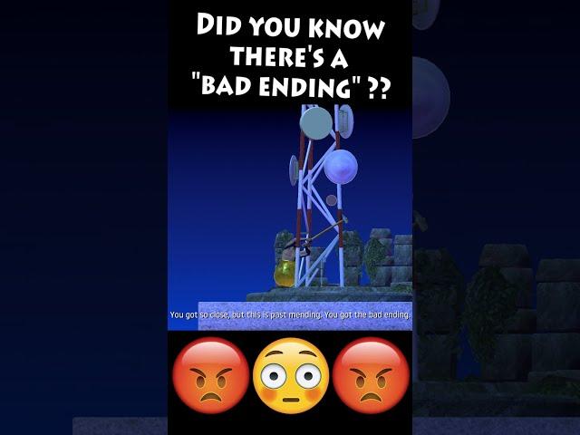 Getting Over It Bad Ending