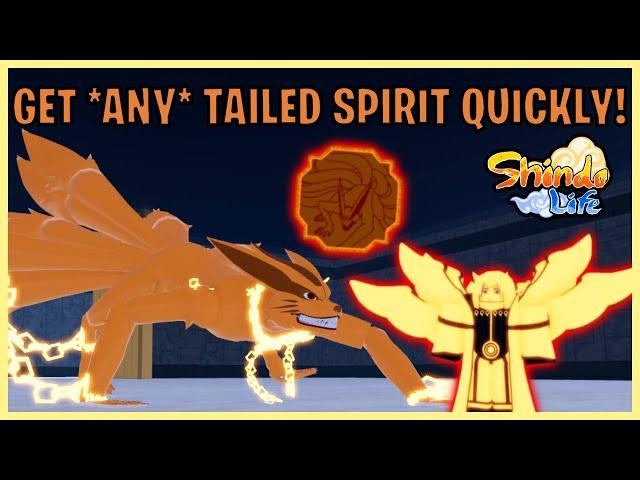 The QUICKEST Way To Get ANY Tailed Spirit In Shindo Life!