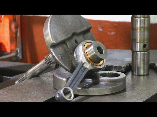 easy way to install and adjust the crankshaft, 4 stroke