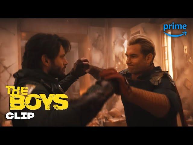 Homelander vs. Butcher and Soldier Boy | The Boys | Prime Video