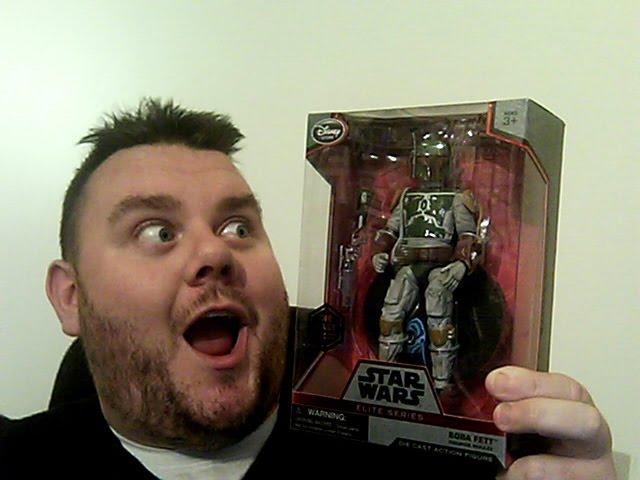 Star Wars Elite Series Boba Fett Die Cast Action Figure Disney Store Exclusive Unboxing Review