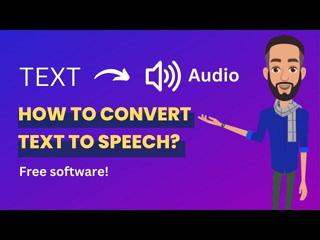 Free text to speech software | Convert text to speech