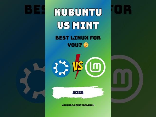 Kubuntu vs Mint: BEST Linux for YOU?  #kubuntu #linuxmint #kdeplasma #cinnamon #ubuntu #linux