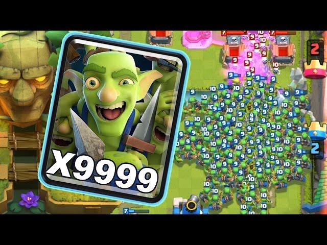 БАНДА ГОБЛИНОВ! ЖЕСТЬ! ФАН АТАКА CLASH ROYALE