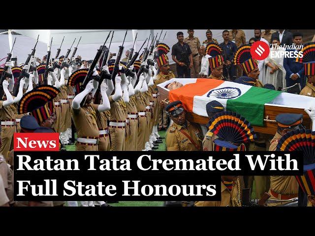 Ratan Tata Cremated With Full State Honours In Mumbai, Thousands Attend Final Rites