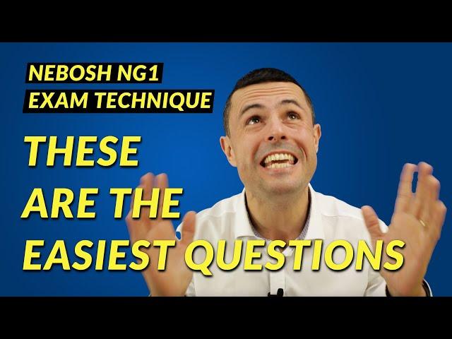 NEBOSH NG1 Exam Technique | Based on the scenario only