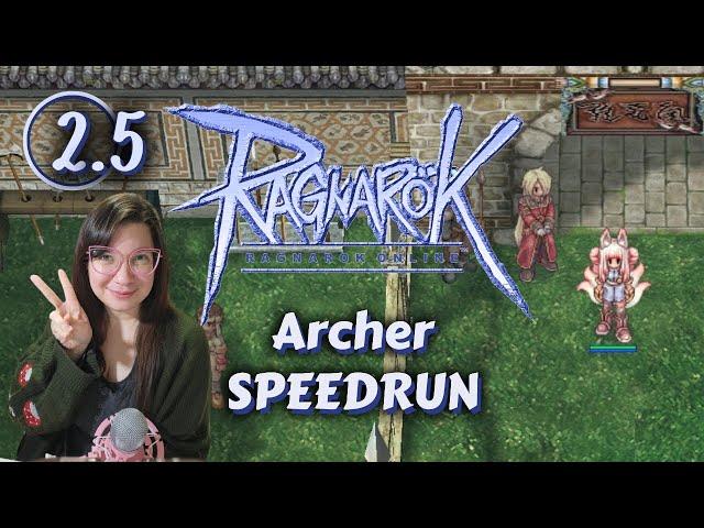 iRO Ragnarok Online Archer speedrun to job level 50! (Part 2.5)