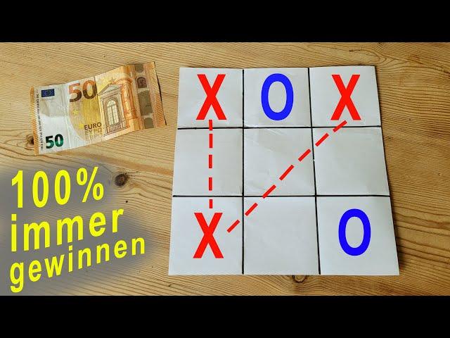 Tic Tac Toe immer gewinnen - Spezial Trick Tutorial