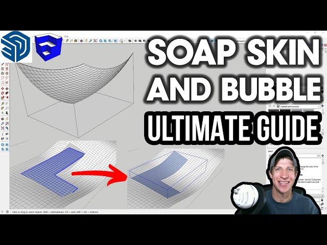 The Ultimate Guide to the Soap Skin and Bubble Extension - SketchUp Plugin Tutorial