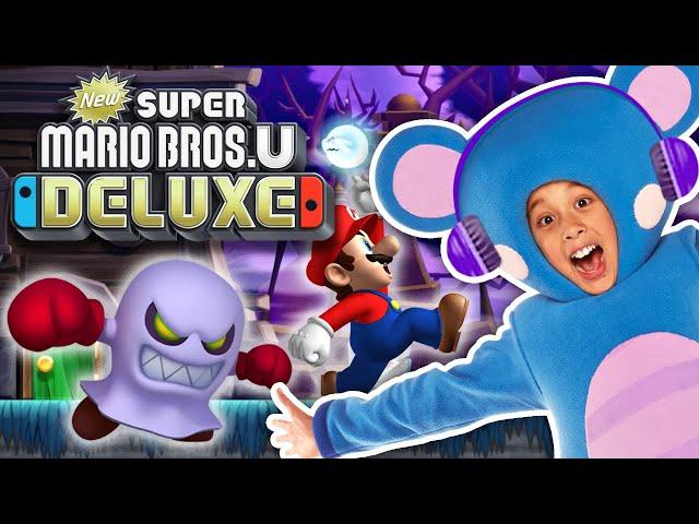 Super Mario Halloween Ghost House!  | New Super Mario Bros. U Deluxe | MGC Let's Play