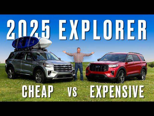 Here’s What You Get (And DON'T Get) In a Cheap & Expensive 2025 Ford Explorer!