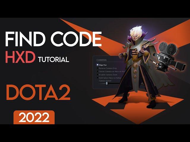 Tutorial Find Code Camera Zoom Dota 2  ( HxD )