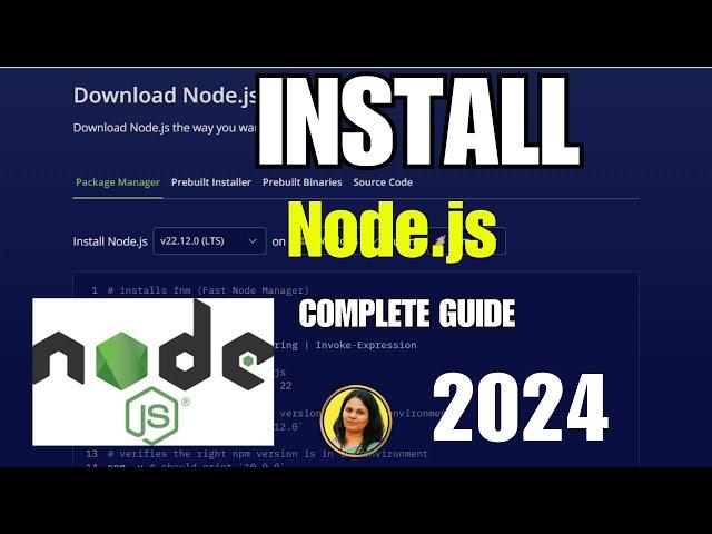 How to install Node.js in Windows 10/11 [2024 Update] | Download & Run Node.js in Easy Steps 