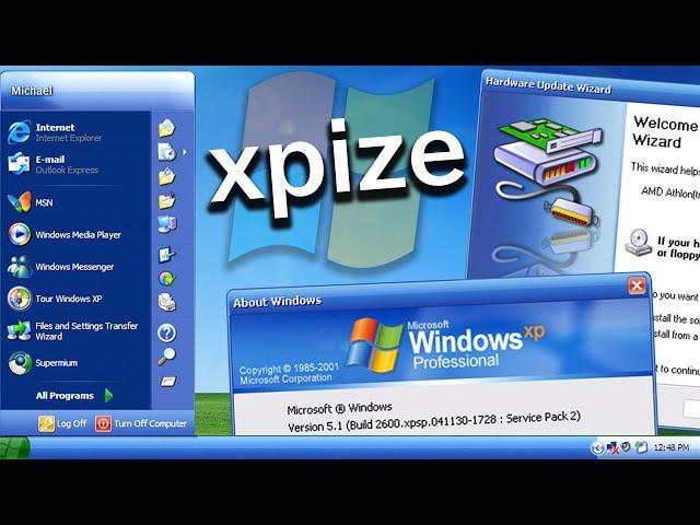 What Windows XP Should've Been - XPize Demo