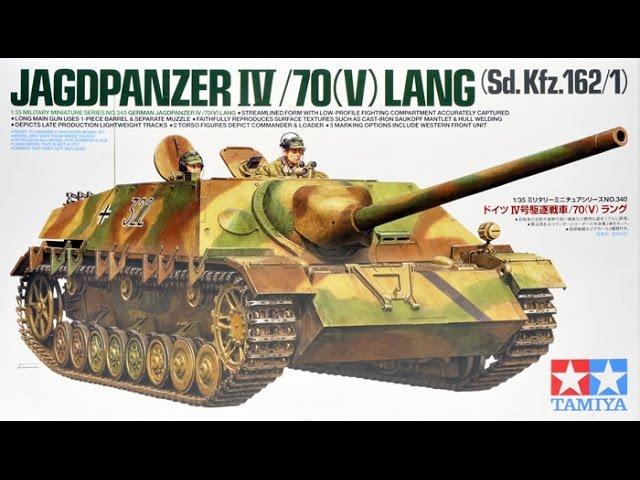 Unboxing Tamiya's Jagdpanzer IV/70(V) 1/35