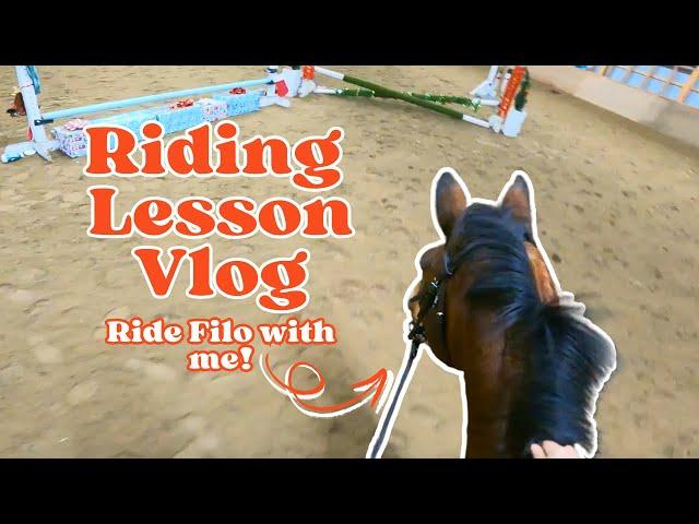 COME HORSE RIDING WITH ME! | Horse Riding Vlog GoPro