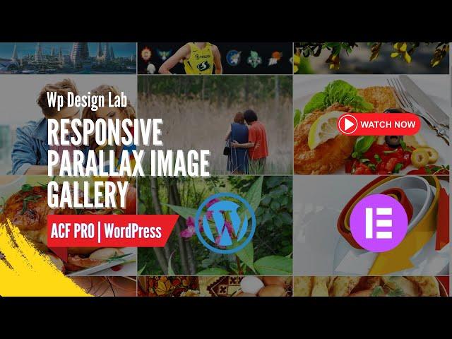 Responsive Parallax Image Gallery using ACF PRO in WordPress