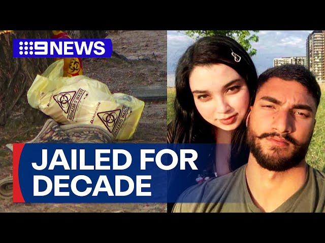 Man who tried to dissolve pregnant wife's body in acid jailed for decades | 9 News Australia