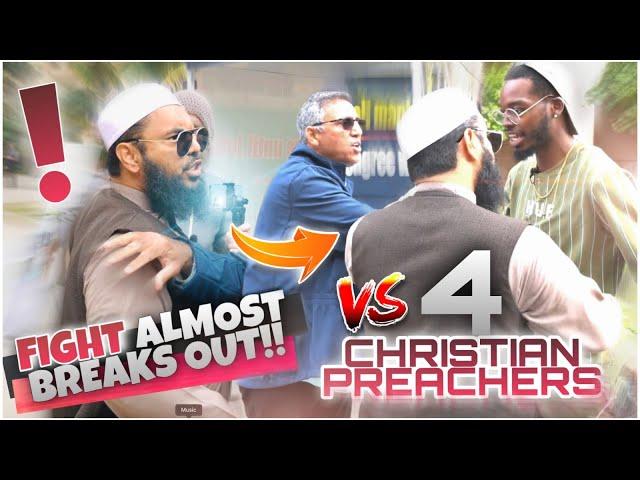 HEATED DEBATE: SHAYKH vs. 4 CHRISTIAN HATE PREACHERS