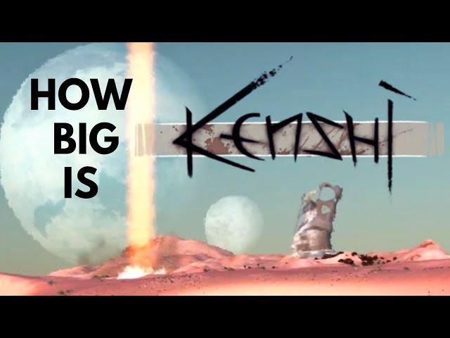 HOW BIG IS THE MAP in Kenshi? Walk Across the Map