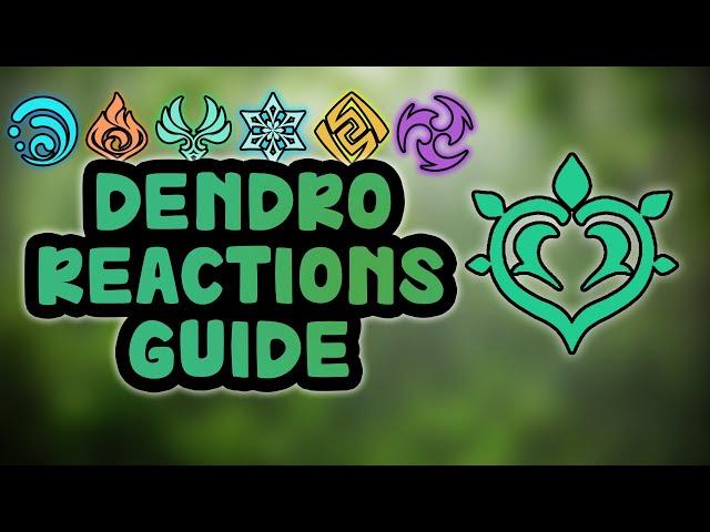 Dendro Elemental Reactions Guide (Bloom, Quicken, catalyze, burgeon....) | Genshin Impact