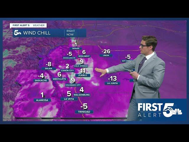 More arctic cold Wednesday in southern Colorado ahead of next system