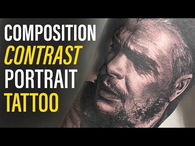 PORTRAIT TATTOOING TIPS || Composition, Contrast