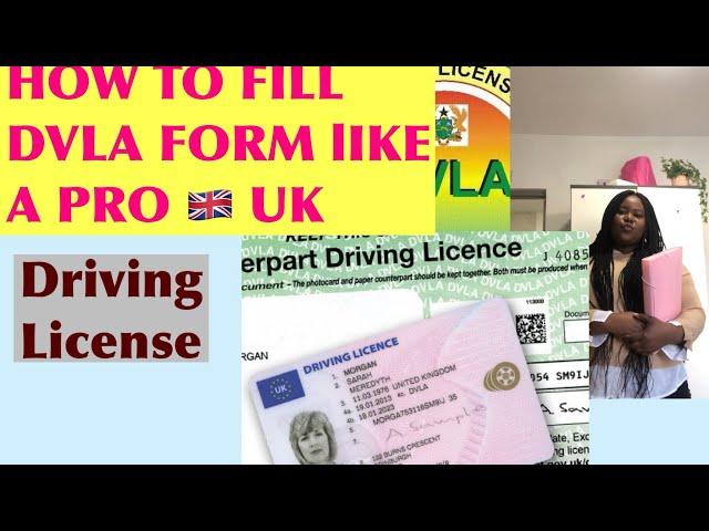 How to fill the DVLA form like a pro//Filling UK provisional Driving License 