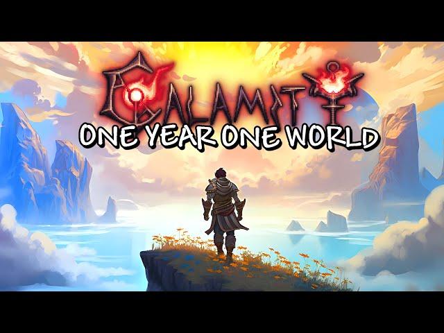 I'm Spending a Year on One World | January Edition | Terraria Calamity