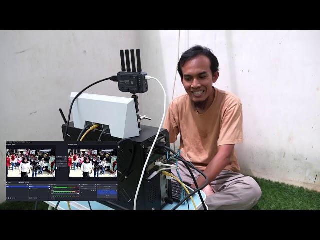 Monitoring Live Ngarak Operator Dirumah saja Pakai Modem Bonding Encoder