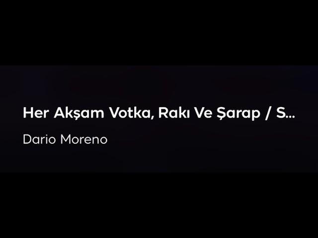 TPM - Her Akşam Votka,Rakı ve Şarap / Sarhoş (Dario Moreno)