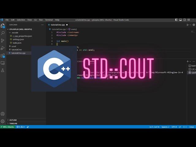 C++ Tutorial for Beginners: cout