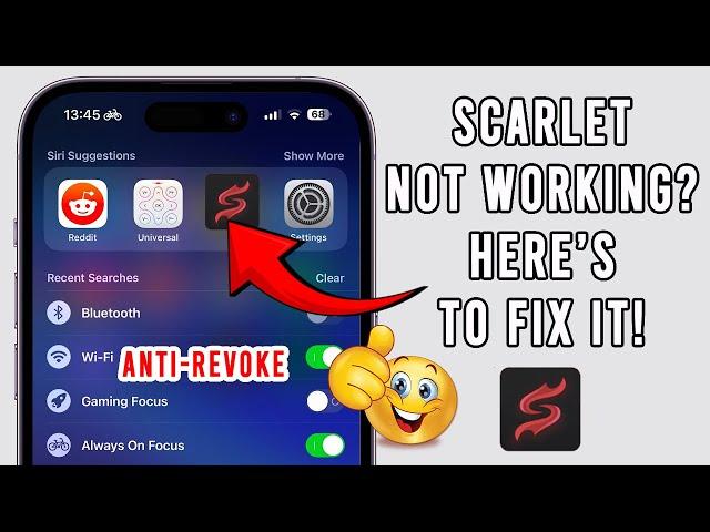 How to Fix Scarlet Not Working Unable to Verify | No Revoke