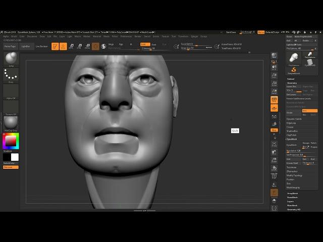 Intro To ZBrush 2019: 03 - Dynamesh