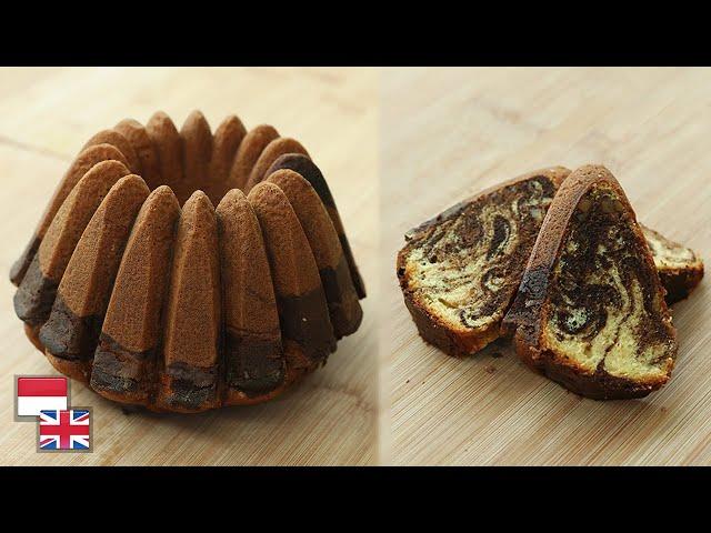 100% Sukses Lembut! Resep MARMER CAKE [Cocok Untuk Pemula]