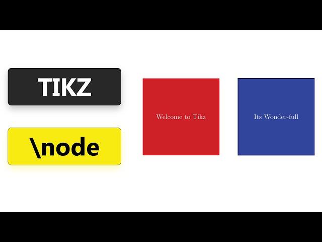 What are Tikz Nodes? Lets See!