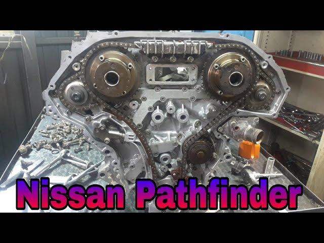 Nissan Pathfinder engine timing chain, 4.0, 4.5L, 2014, 2013,  (mechanical tips)
