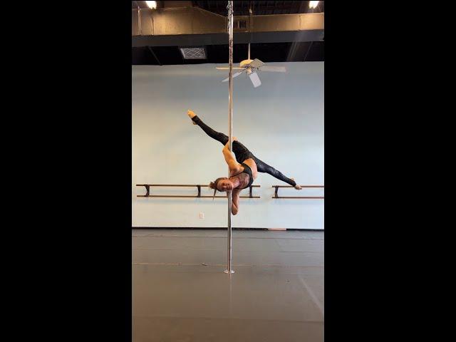 Pole Dance Tutorial: Pegasus Part 1: How to Enter the Pegasus