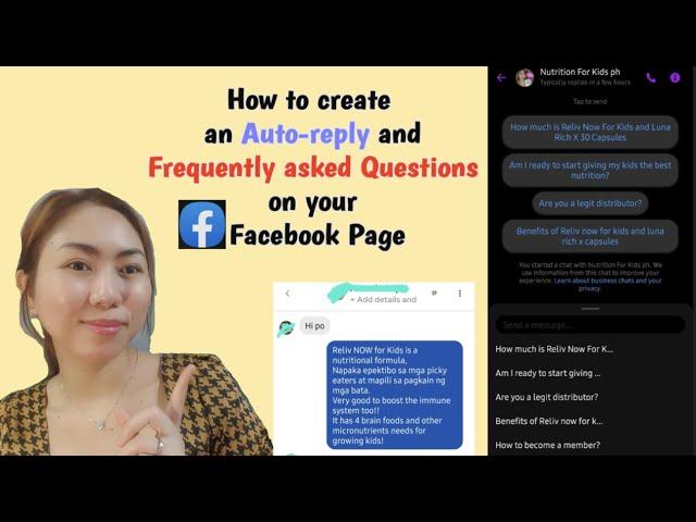 How to create an Instant Reply or Frequently Asked Questions on your Facebook Page (Auto-Reply)