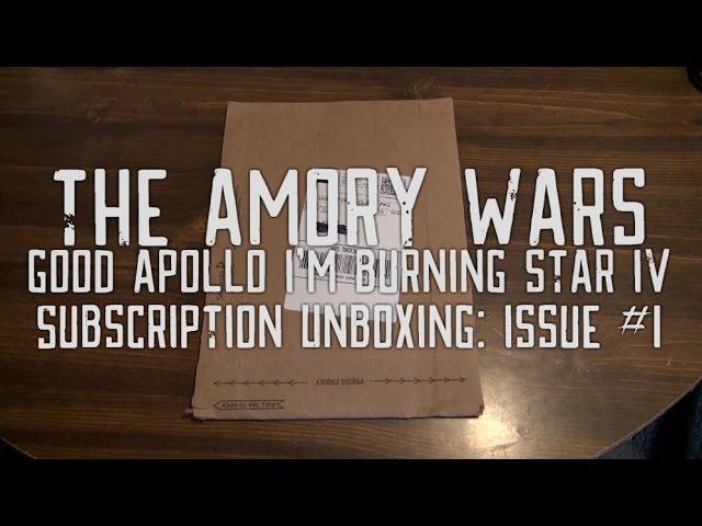 Unboxing: The Amory Wars GAIBS IV Subscription Issue #1 Coheed And Cambria