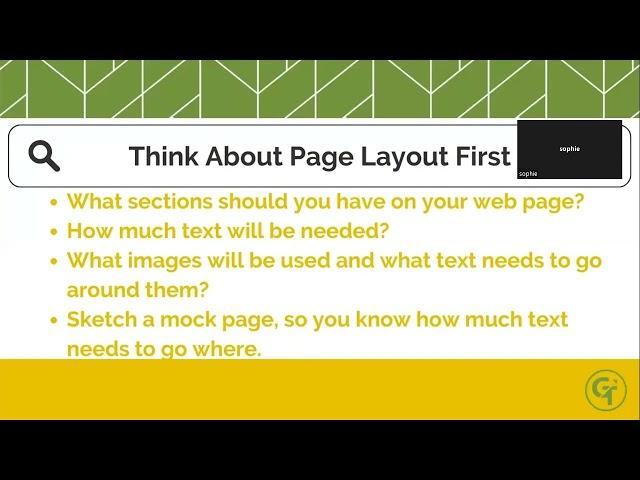 GrowSkills Webinar: How To Write A Web Page