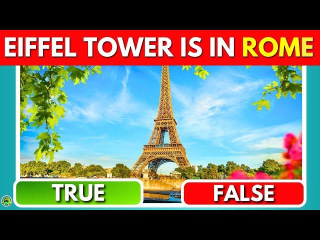 True Or False General Knowledge Quiz