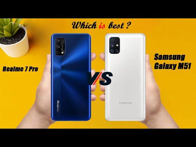 Samsung Galaxy M51 vs Realme 7 Pro | Full Comparison - Which is Best